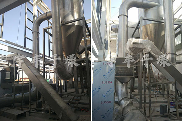 Specialized airflow dryer for sawdust